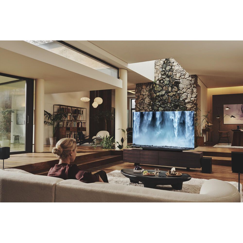 Samsung 55&quot; 4K QLED w/Soundbar Sys, , large
