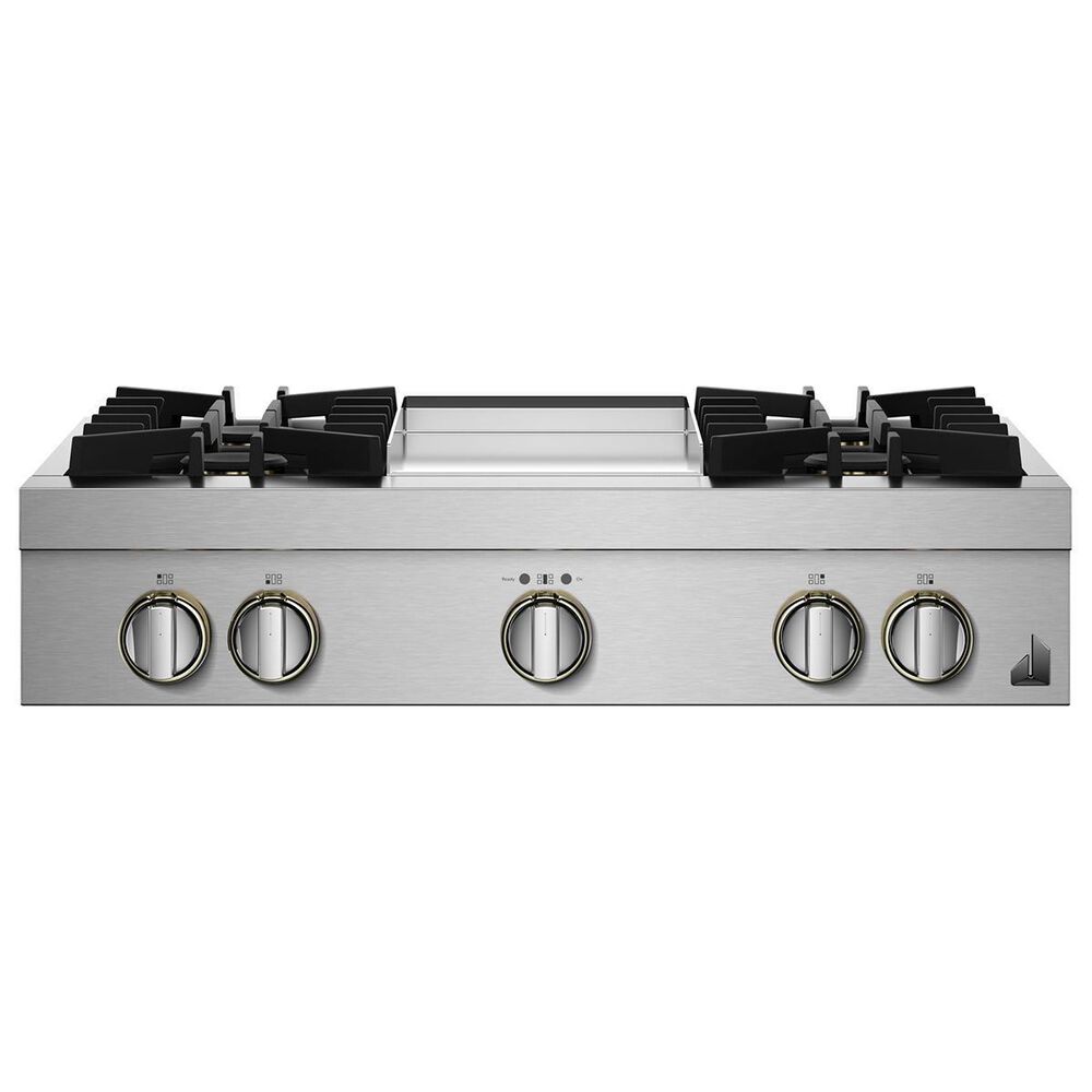 Jenn-Air 36" Rise JGCP536HL Gas Rangetop with Griddle in Stainless Steel, , large