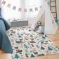 Karastan Prismatic Z0635 A238 10" x 14" Ivory Kids Area Rug, , large
