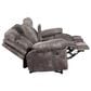 Steve Silver Nashville Manual Glider Recliner Console Loveseat in Grey, , large