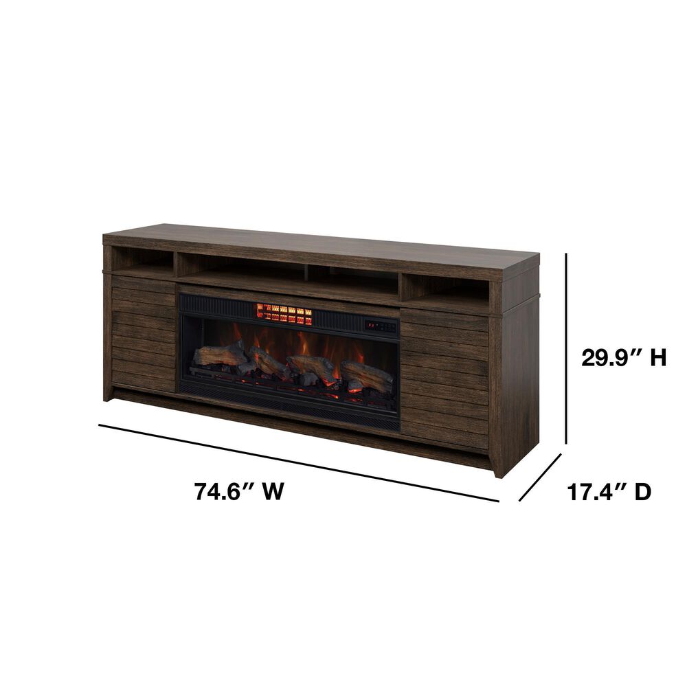 Classic Flame Fireplace Console &amp; Insert, , large