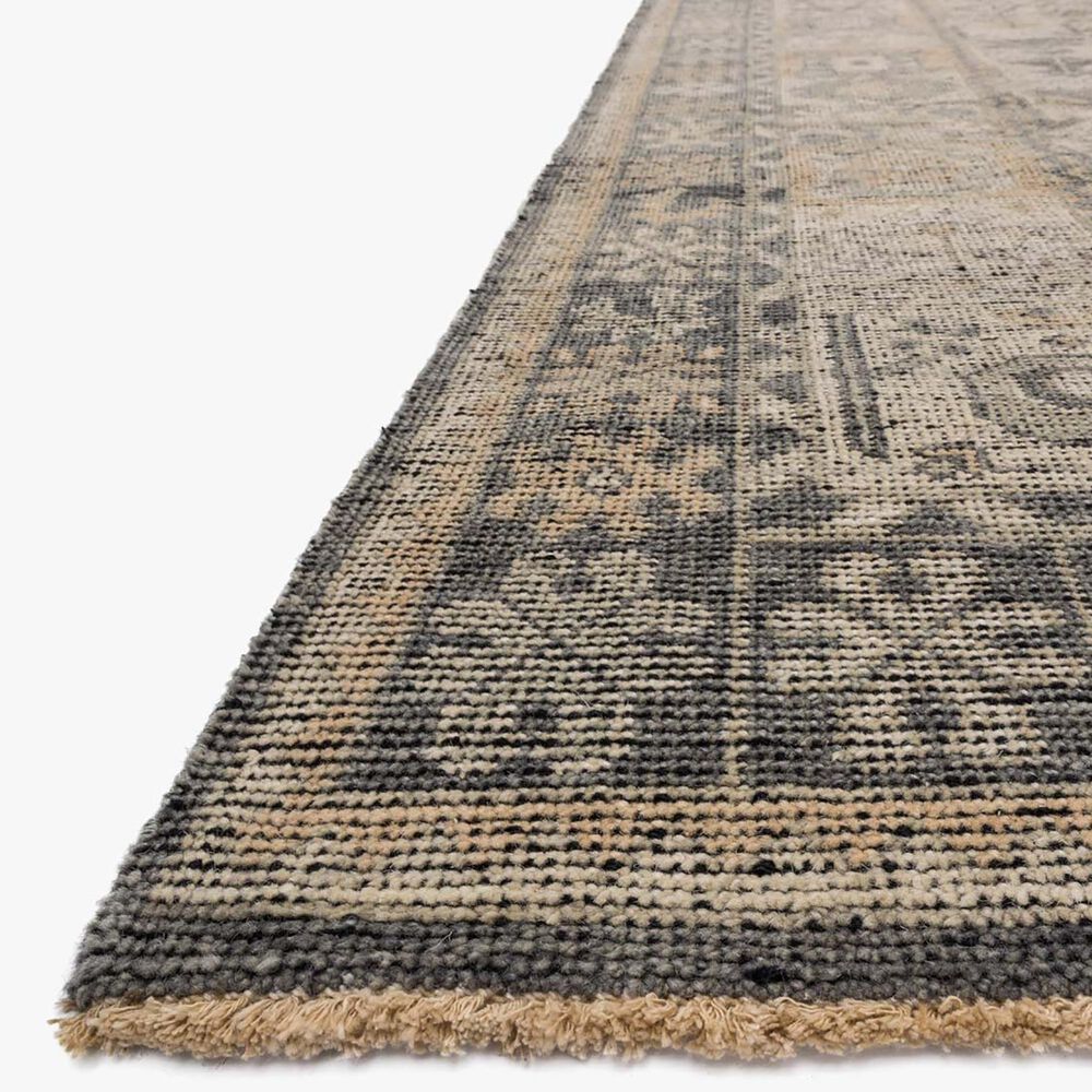 Loloi Heirloom 8 x10 Bone/Charcoal Area Rug, , large