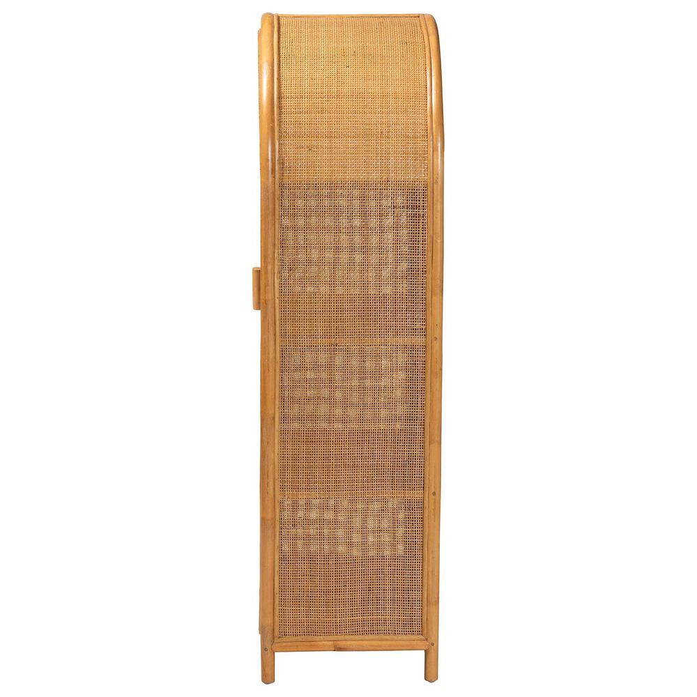 Baxton Studio Paloma 2-Door Large Storage Cabinet in Light Honey, , large