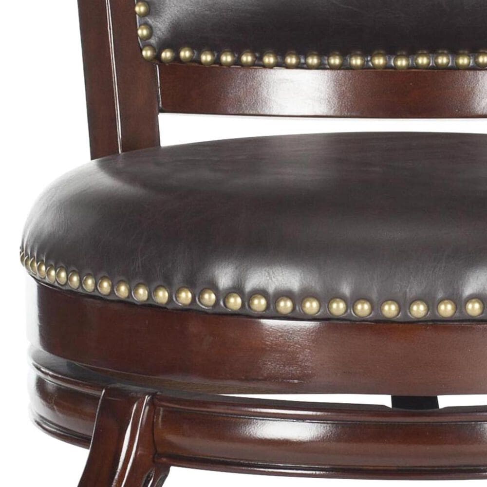 Safavieh Pasquale Swivel Bar Stool in Sierra Brown/Brown, , large