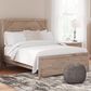Ashley Senniberg Full Panel Bed in Light Browna and White, , large