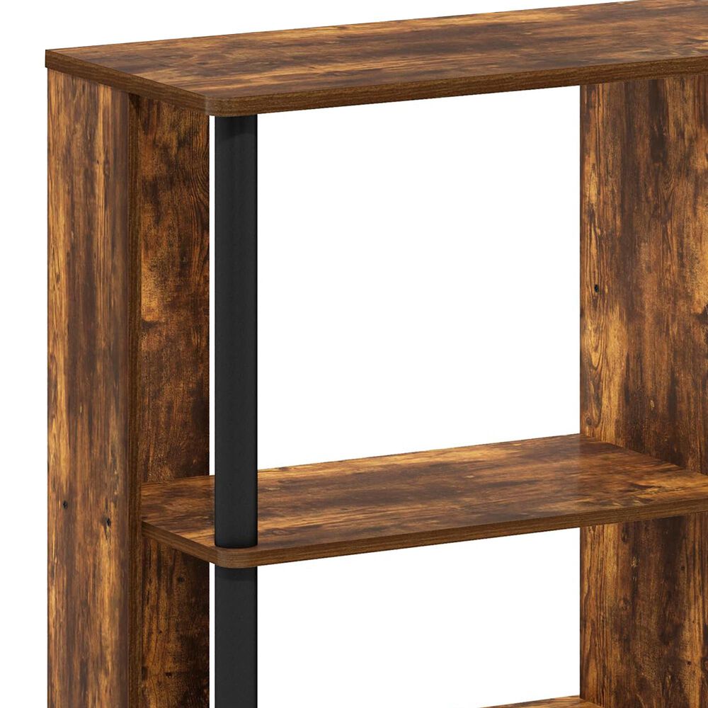 HOMLUX 32" TV Stand in Amber Pine and Black, , large