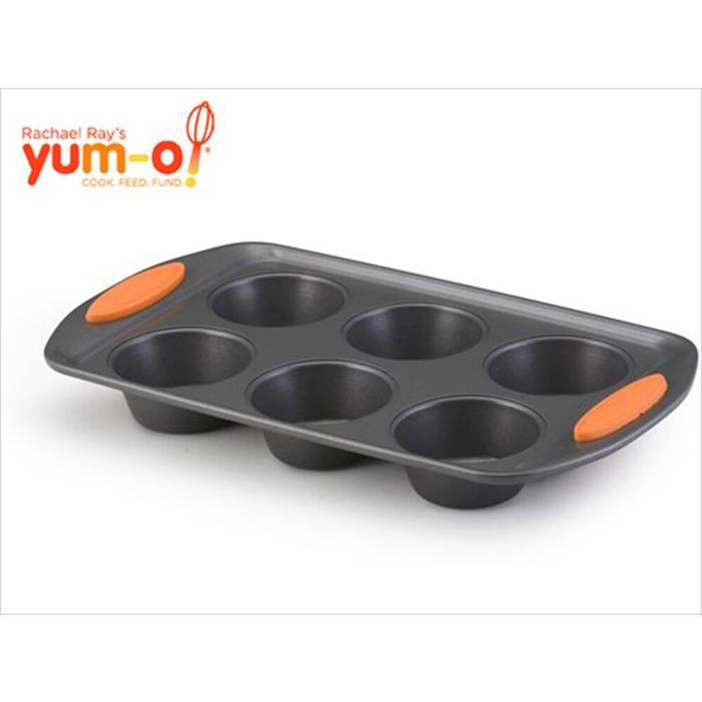Rachael Ray 6 Cup Muffin Pan, , large
