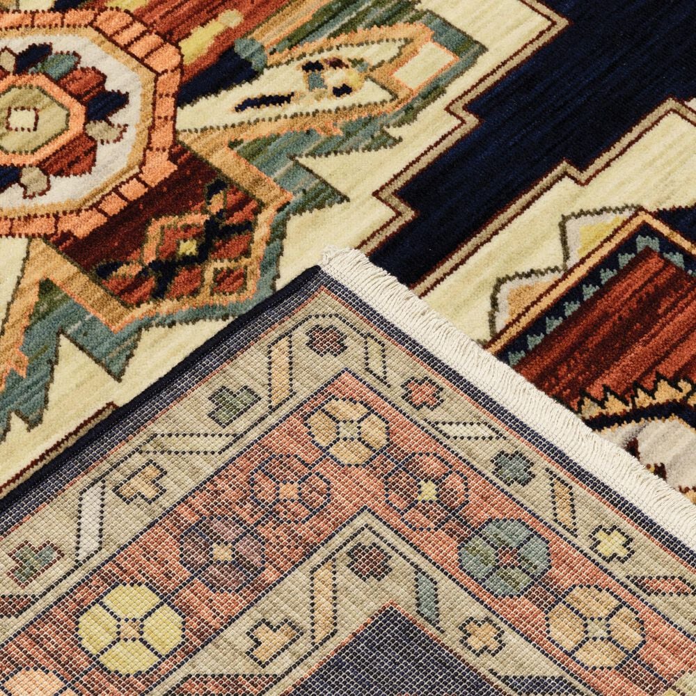 Oriental Weavers Lilihan Blue 7&#39;10&quot; x 10&#39;10&quot; Area Rug, , large