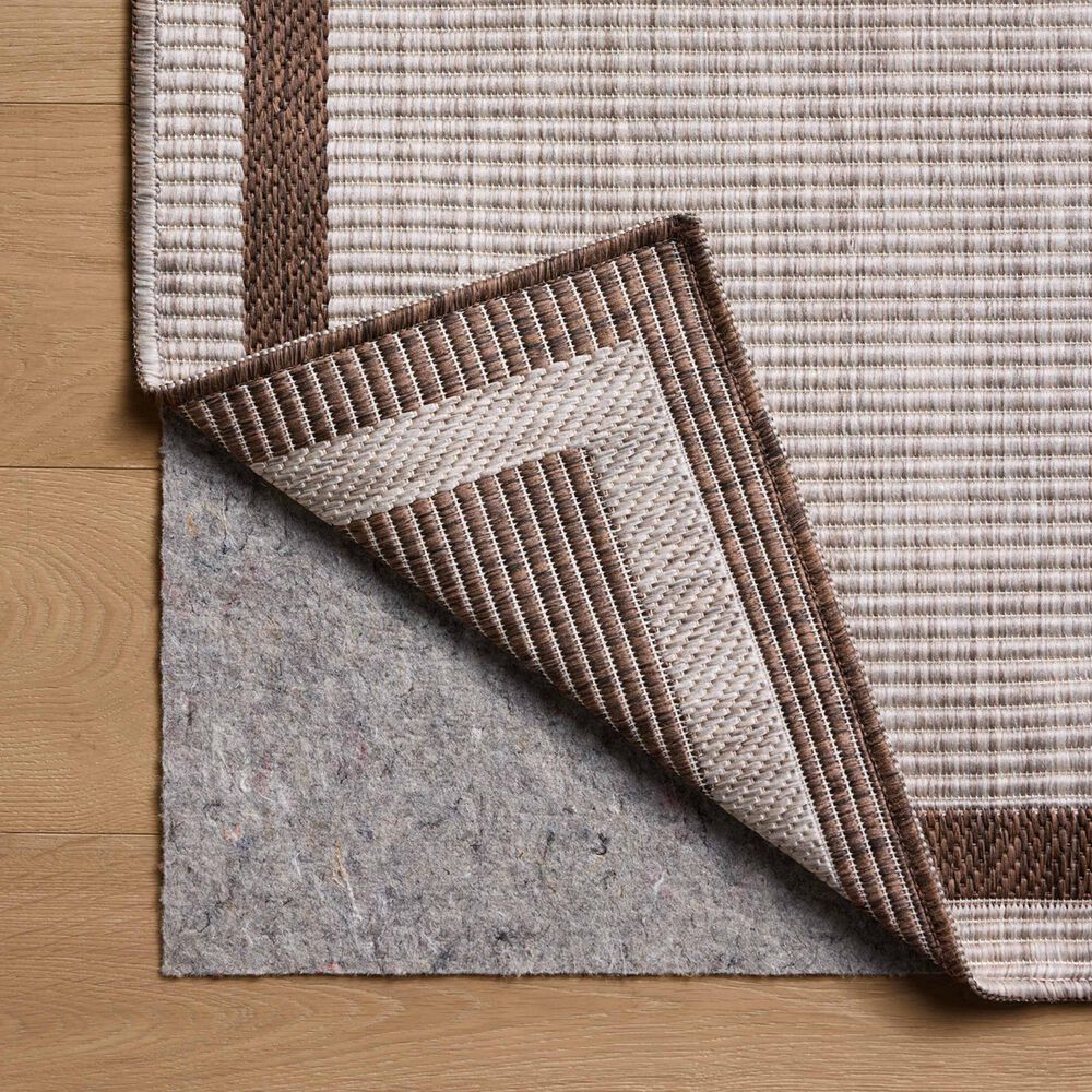 Loloi Easton Dove and Coffee 2&#39;3&quot; x 3&#39;9&quot; Indoor/Outdoor Area Rug, , large