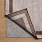 Loloi Easton Dove and Coffee 2"3" x 3"9" Indoor/Outdoor Area Rug, , large