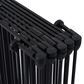 HOMLUX 8-Panel Adjustable Pet Gate in Black, , large