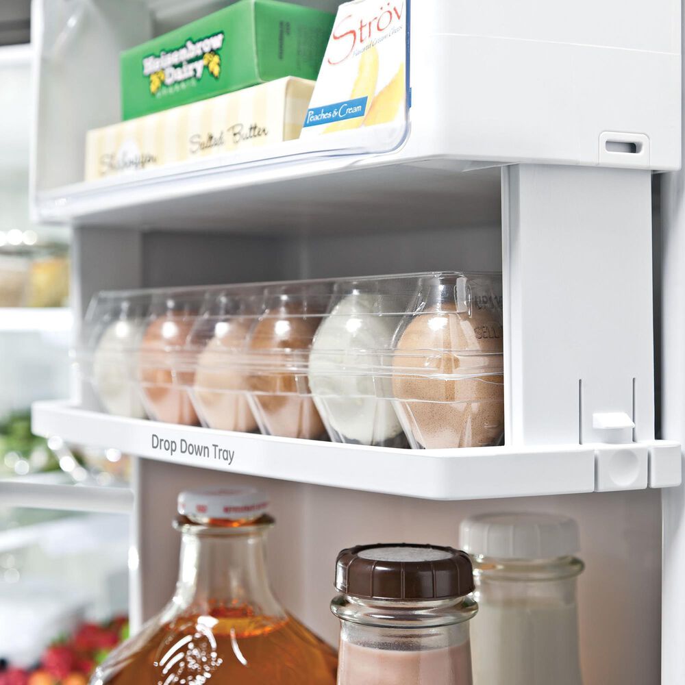 GE Profile 27.7 Cu. Ft. French-Door Refrigerator with Hands-Free AutoFill in Fingerprint Resistant Stainless Steel, , large