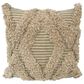 India House Boho 20" Square Throw Pillow in Evergreen, , large