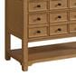 James Martin Malibu 48" Single Bathroom Vanity in Amber Birch with 3 cm Eternal Jasmine Pearl Quartz Top and Rectangular Sink, , large