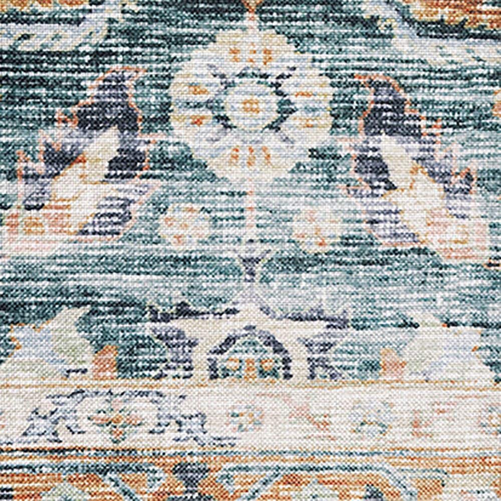 Oriental Weavers Charleston Distressed CHA06 2&#39; x 3&#39; Blue Area Rug, , large