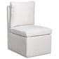 Hawthorne Furniture Upholstered Side Chair with Pillow Back in Cream, , large