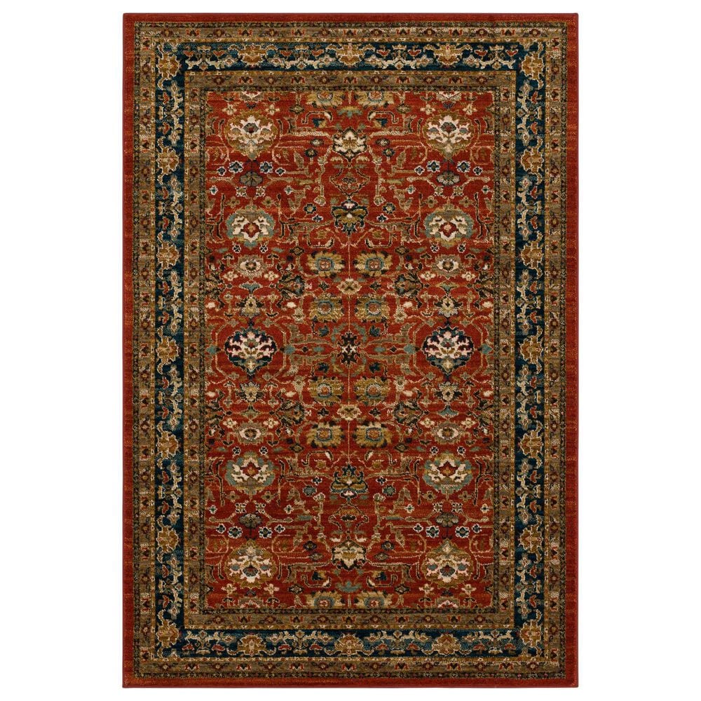 Karastan Spice Market Keralam Garnet 5"3" x 7"10" Area Rug, , large