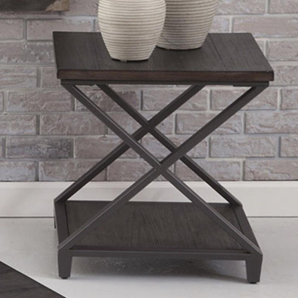 Crystal City Alex End Table in Gray, , large