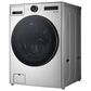 LG 4.5 Cu. Ft. Ultra Large Capacity Front Load Washer with AIDD In Gray, , large