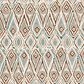 Karastan Epiphany Sketched Diamond 2"4" x 7"10" Robin"s Egg Runner, , large