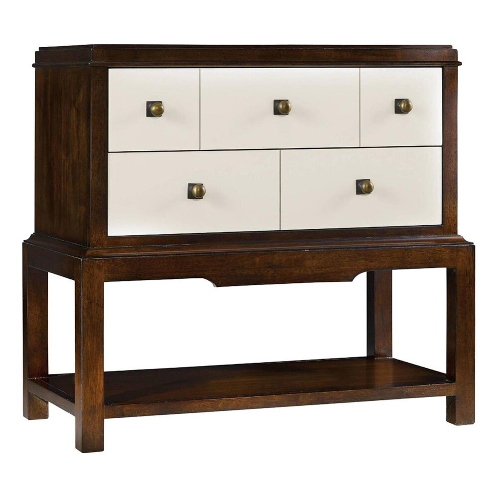 Hooker Furniture Palisade 2-Drawer Nightstand in White, , large