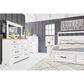 Ashley Ashbryn Dresser Mirror in White, , large