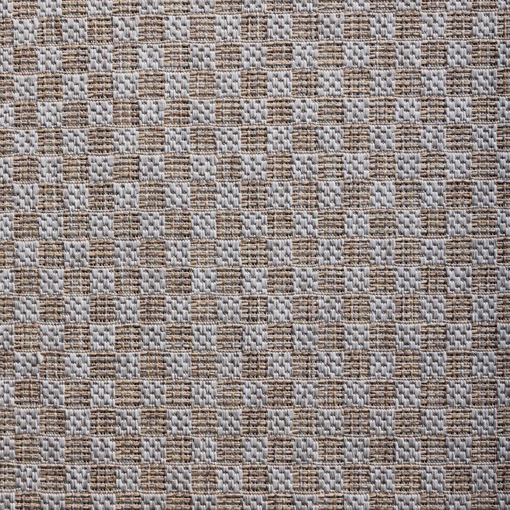 Amber Lewis x Loloi Topanga 6&#39;7&quot; x 9&#39;4&quot; Natural and Silver Indoor/Outdoor Area Rug, , large