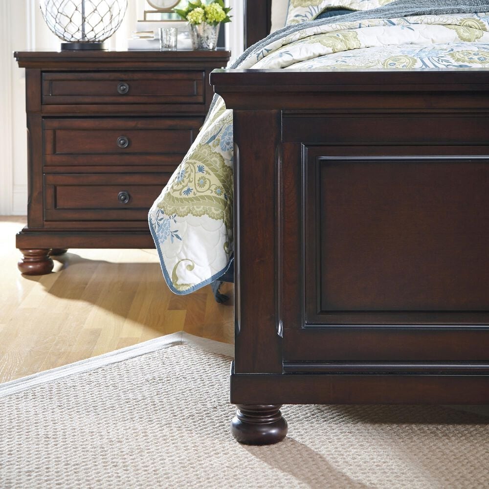 Millenium Porter King Panel Bed in Rustic Brown, , large