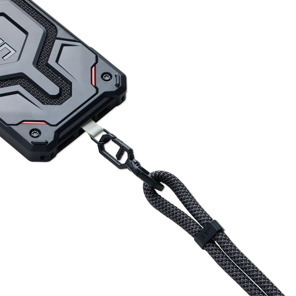 UAG Civilian Crossbody Slim Lanyard in Graphite and Black, , large