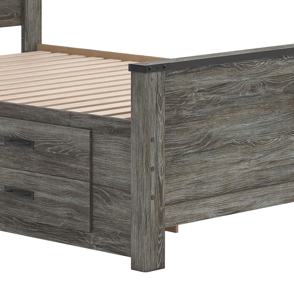 Ashley Frandern Full Platform Bed with Storage in Warm Gray, , large