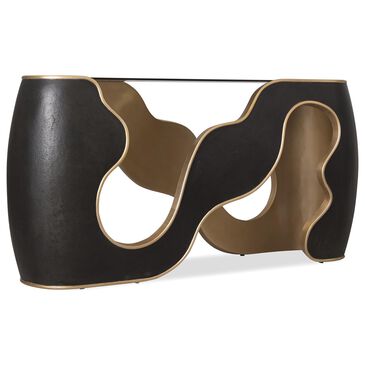 Hooker Furniture Melange Console Table in Black and Gold, , large
