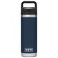 YETI Rambler 18 Oz Water Bottle with Chung Cap in Navy, , large