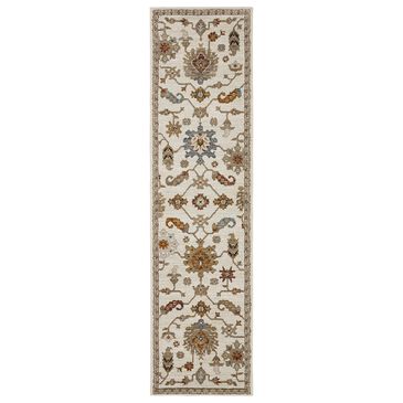 Oriental Weavers Andorra 2419B 2"3" x 8" Ivory and Multicolor Runner, , large