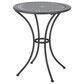 Hearth and Haven Lourdes 3-Piece Iron Bistro Set in Black, , large