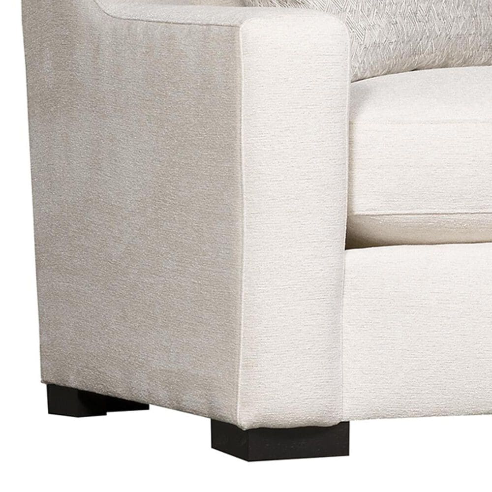 Bernhardt Germain Stationary Sofa in White and Cream, , large