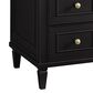 James Martin Vanities Lorelai 36" Single Vanity in Black Onyx with 3 cm Ethereal Noctis Quartz Top, , large