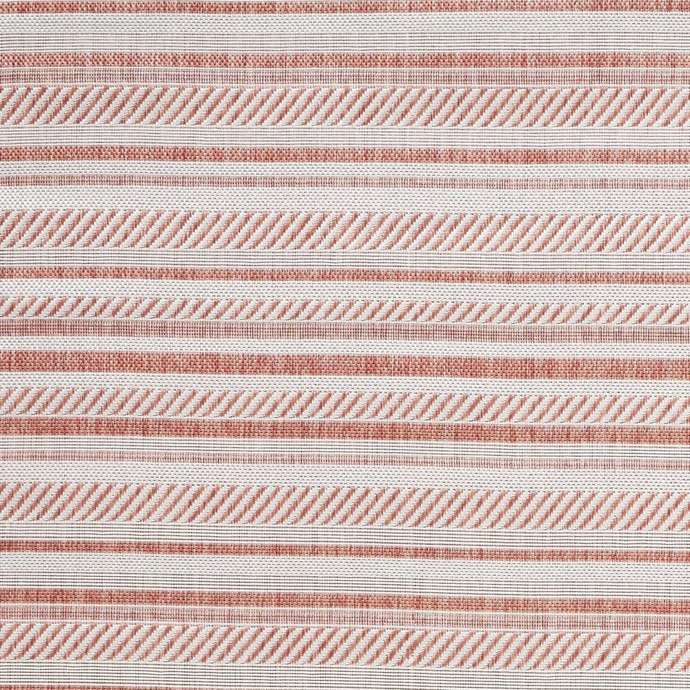 Surya Eagean EAG-2423 Rust, Ivory, Dusty Pink and Dusty Coral 7&#39;10&quot; x 10&#39;2&quot; Indoor/Outdoor Area Rug, , large