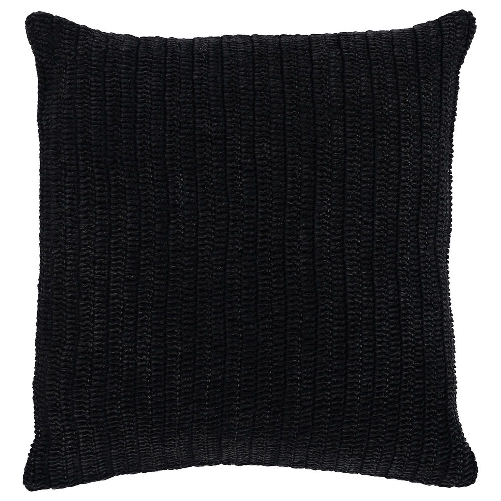 Classic Home Macie 22" Square Throw Pillow in Black, , large
