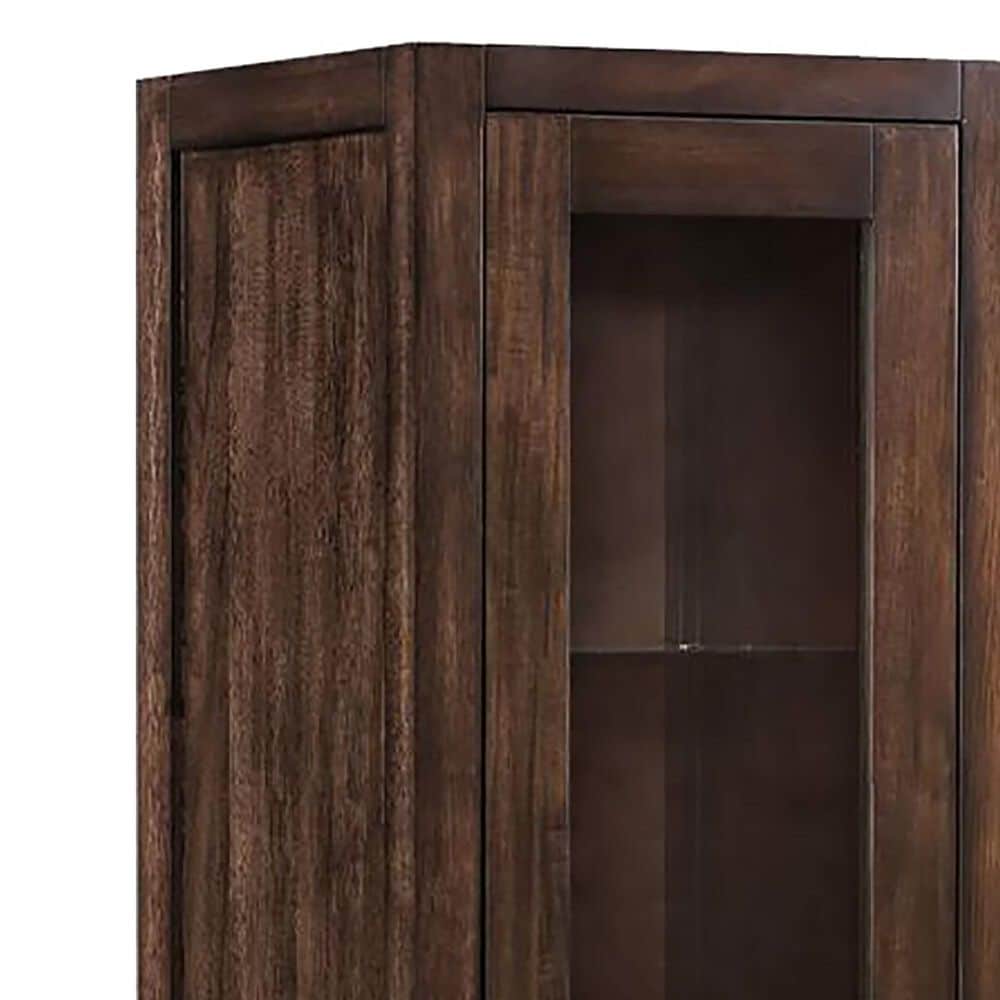 James Martin Vanities Addison 15" Grand Left Tower Hutch in Mid Century Acacia, , large