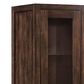 James Martin Vanities Addison 15" Grand Left Tower Hutch in Mid Century Acacia, , large