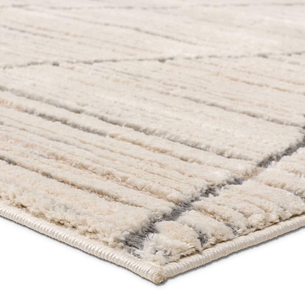 Jaipur Jaida Sachi 5&#39;3&quot; x 7&#39; Gray Morn, Jet Black, Humus, Gargoyle and Coconut Milk Area Rug, , large