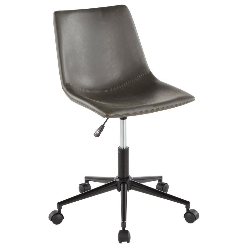 Lumisource Duke Task Chair in Grey/Black, , large