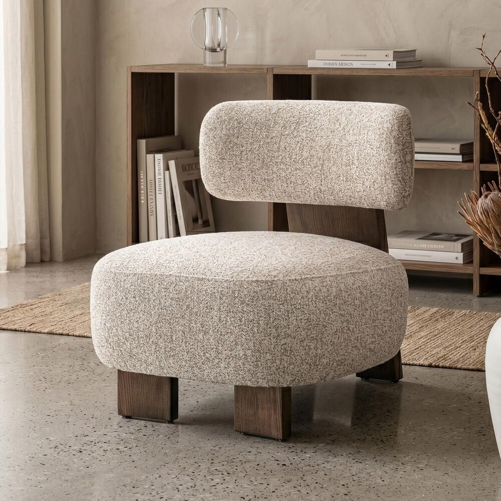 Furniture of America Carson Accent Chair in Cinnamon Sprinkle, , large