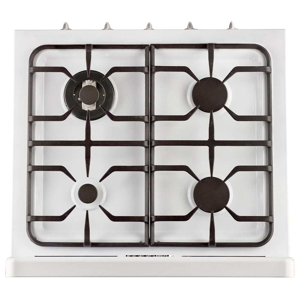 Unique Appliances Classic Retro 30" Pro Convection Gas Range in Marshmallow White, , large
