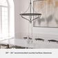 Hunter Merlin 6-Light Chandelier in Rustic Iron and Alturas Gold, , large
