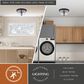 Vaxcel Toledo 2-Light Flush Mount in Matte Black, , large