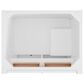 James Martin Bellshire 30" Single Bathroom Vanity in Bright White with 3 cm Eternal Jasmine Pearl Silestone Top and Rectangular Sink, , large