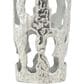 Maple and Jade 9" Abstract Drip Decorative Vase with Melting Designed Body in Silver, , large