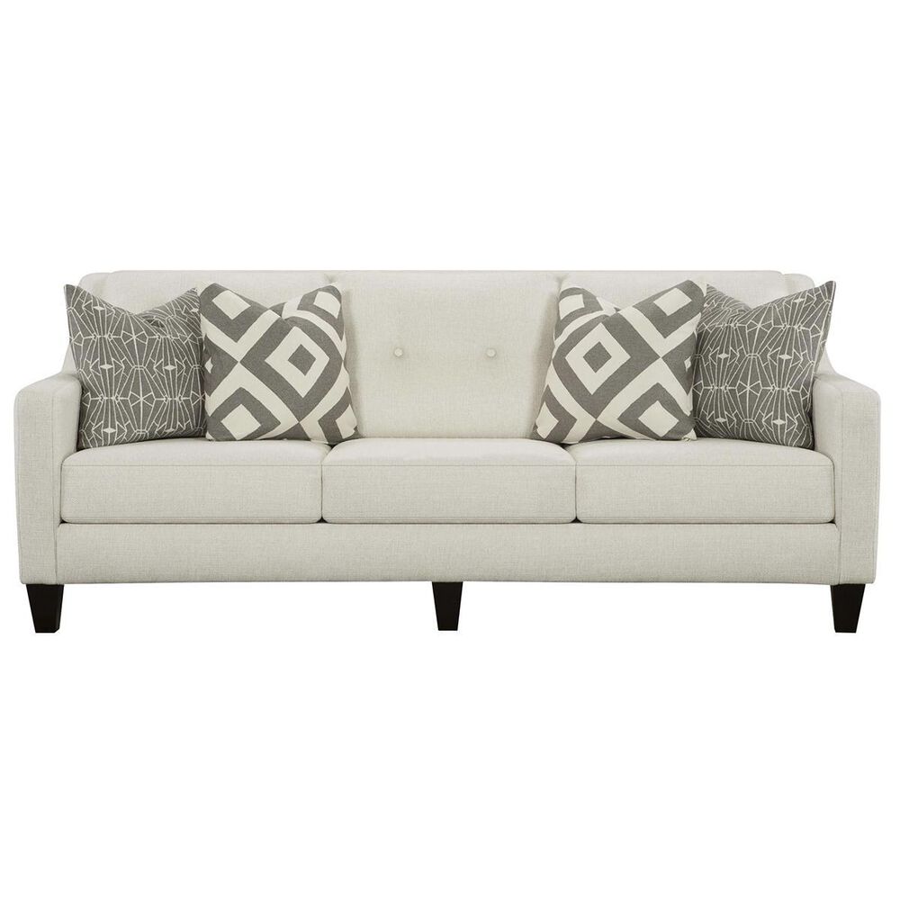 Living Essentials Sugar Shack 86" Sofa in Glacier White, , large