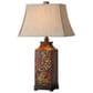Uttermost Table Lamp in Red Resin, , large